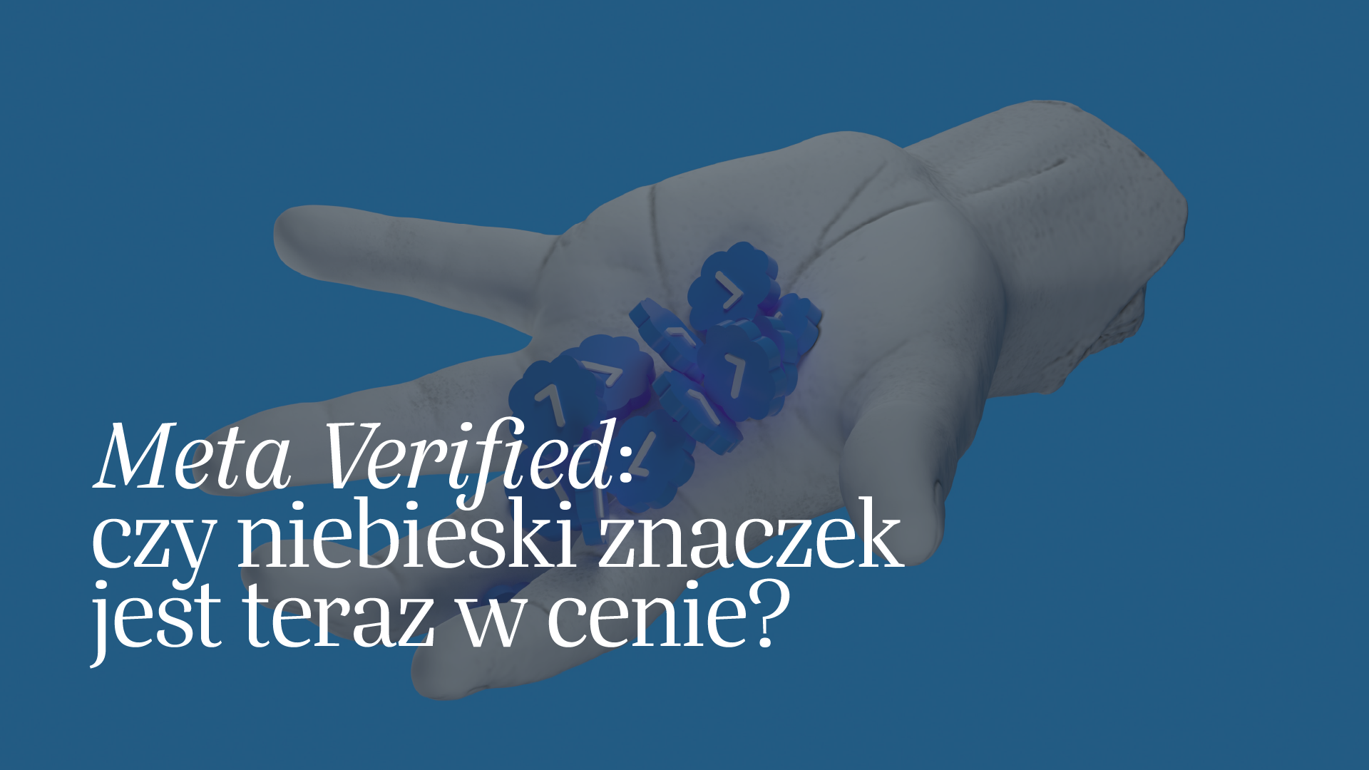 Read more about the article Meta Verified: czy niebieski znaczek jest teraz w cenie?
